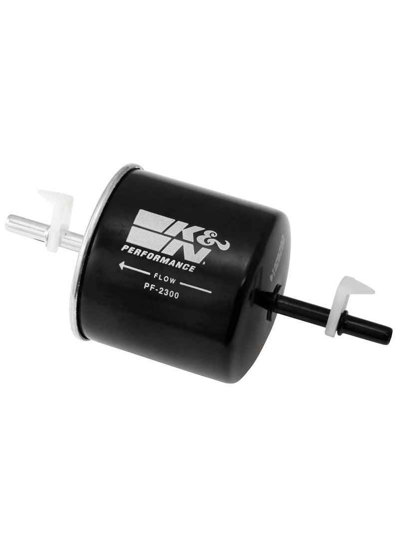 K+N K&N Gasoline Fuel Filter: High Performance Fuel Filter, Premium Engine Protection, Compatible with 1982-2013 Ford, Lincoln, Mercury, Mazda Fuel Injected Gasoline Engines, PF-2300  - Image 1