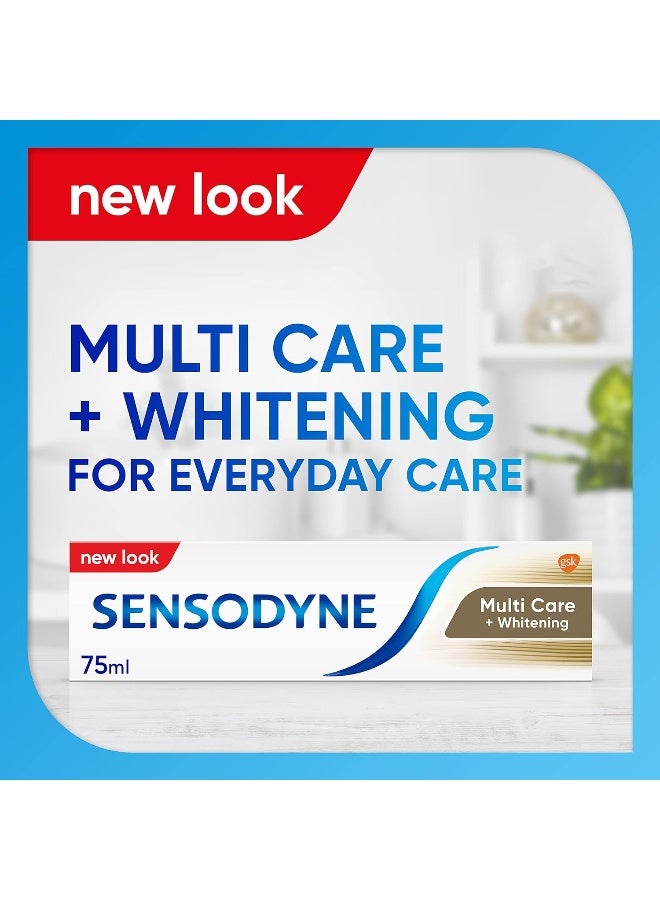 Sensodyne Multi Care Plus Whitening Toothpaste 50ml - Image 2