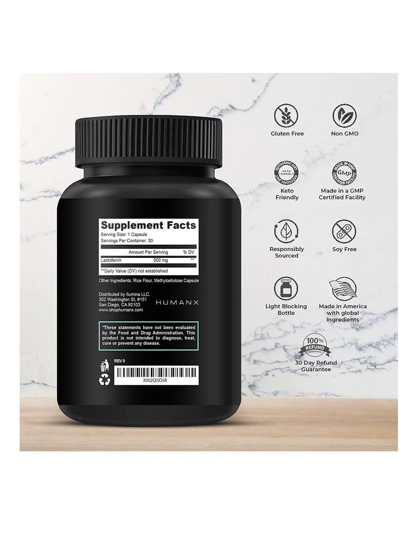 Lactoferrin 500Mg 30 Caps