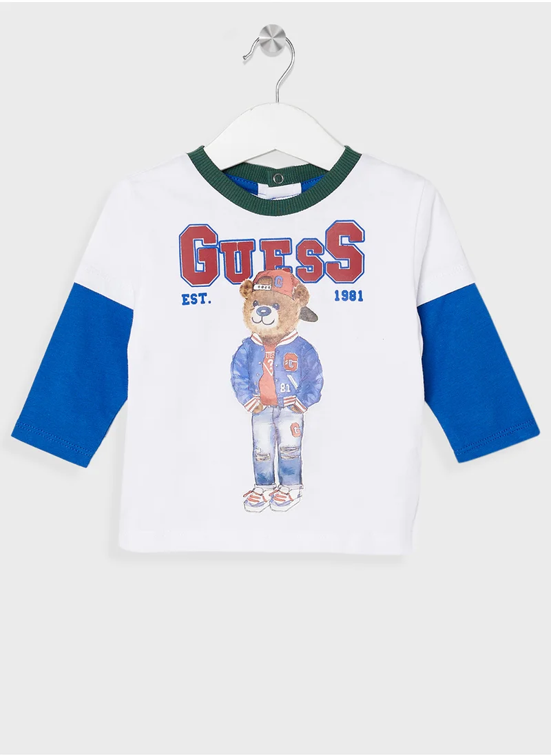 GUESS Kids Printed T-Shirt With Active Pants Set