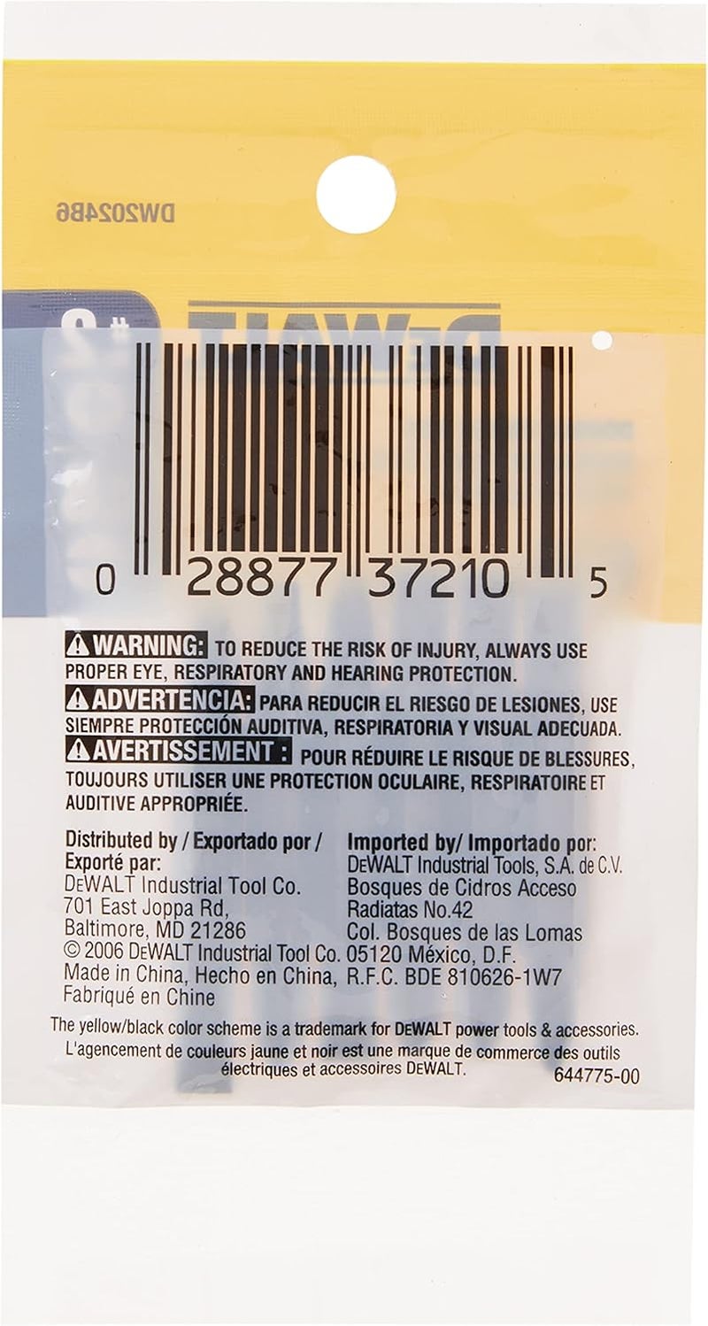 DEWALT Screwdriver Set, 2 Phillips/No. 8 Slotted Double Ended Bit, 6-Pack - Image 5