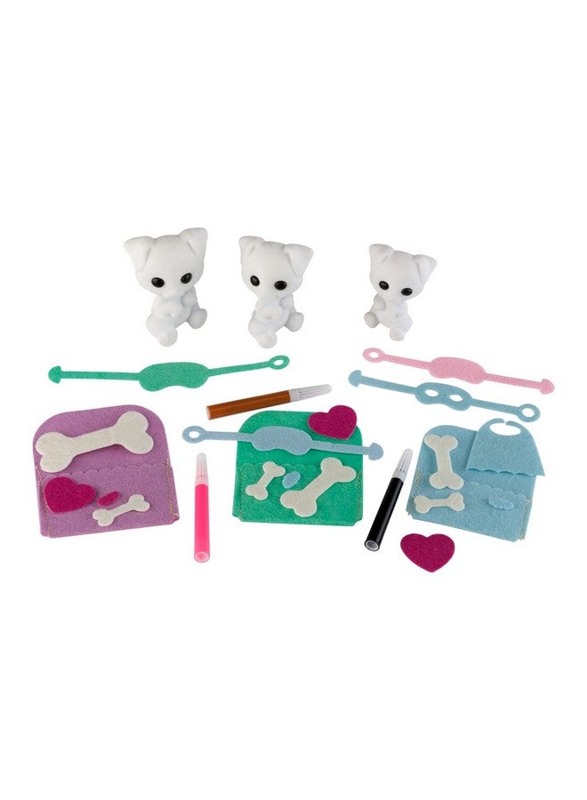 PlayMonster Fuzzikins Dozy Dogs Fuzzy Coloring Arts & Crafts And Toy Design It And Redesign It For Ages 4+ - Image 5