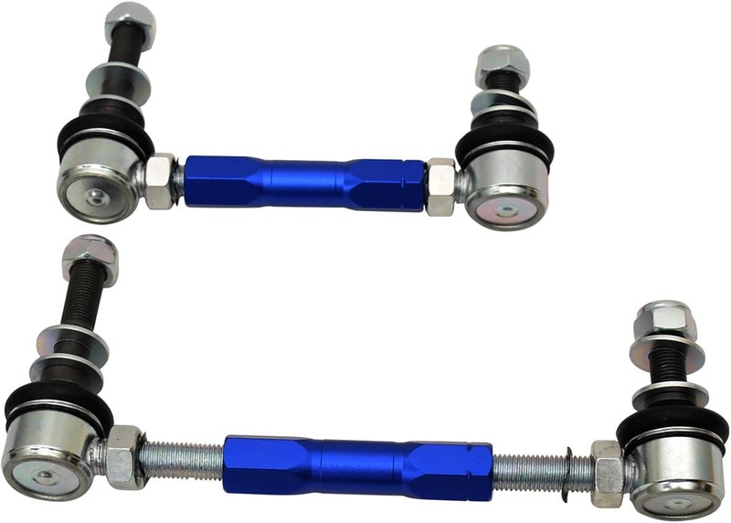 JS SUPER WORK 7.5-9.9' Adjustable Front Stabilizer Bar Link Kit Fit for Toyota 4Runner/FJ CRUISER/HILUX/FORTUNER/LAND CRUISER PRADO 150 120 /Lexus GX470, 2“ Lift Replacement Parts M12 Sway Bar Link | Modification,gx470 front sway bar - Image 3