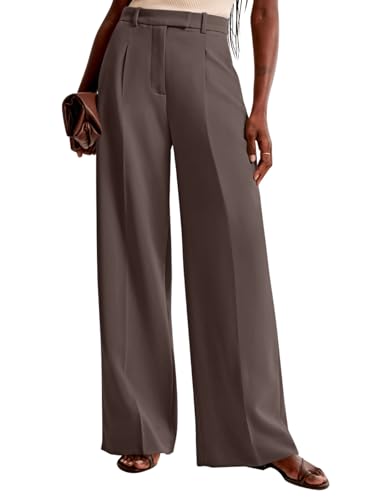 NIMIN Women Wide Leg Pants High Waisted Trendy Dressy Work Trousers Business Casual Pants 2025 Fashion Slacks Outfits with Pockets - Image 3