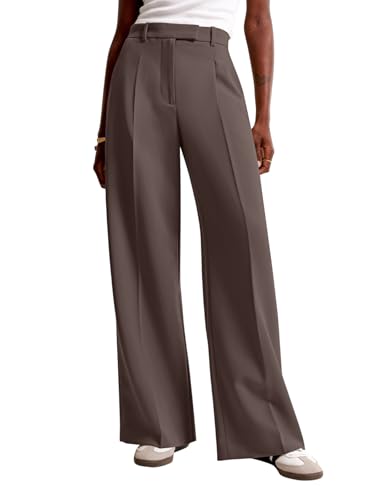 NIMIN Women Wide Leg Pants High Waisted Trendy Dressy Work Trousers Business Casual Pants 2025 Fashion Slacks Outfits with Pockets - Image 1