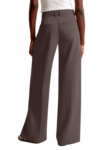 NIMIN Women Wide Leg Pants High Waisted Trendy Dressy Work Trousers Business Casual Pants 2025 Fashion Slacks Outfits with Pockets - Image 4