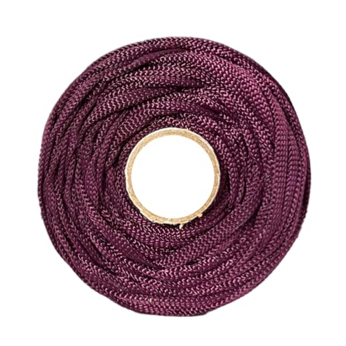 Crochela 4 MM Knitted Macrame Cord/Thread/Dori for Crochet, Knitting and Macrame (Weight : 250 Grams | Length : 100 Meters) (Purple) - Image 2