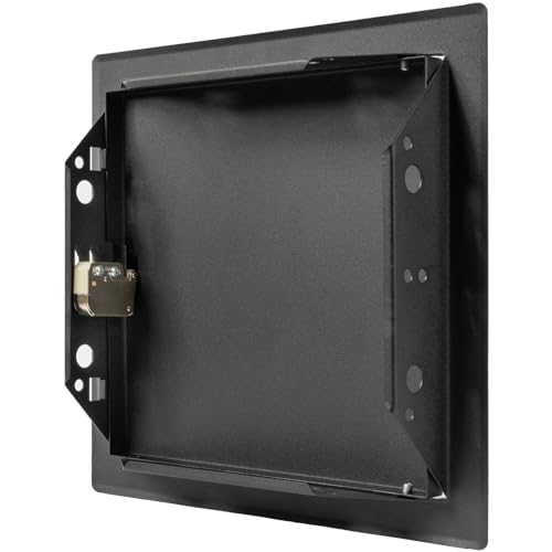 Vent Systems 8'' x 8'' Inch Anthracite Metal Access Panel with Click Function - Easy Access Doors - Access Panel for Drywall, Wall, Electrical and Plumbing Service Door - Image 2