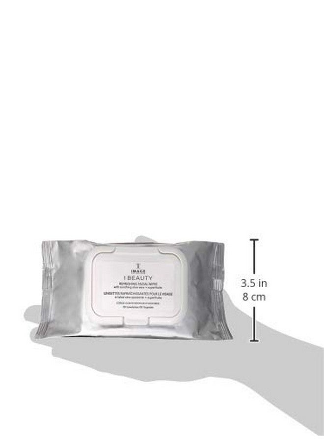 إيمدج مناديل تنظيف الوجه المنعشة من سكين كير آي بيوتي، تنظف وتزيل المكياج بشكل فعال مع الخيار والصبار، 30 قطعة - Image 5
