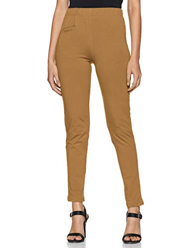 Rupa Softline Women Cotton Leggings with Side Pocket | Free Size | Stretchable, Soft & Breathable | Yoga, Gym & Everyday Wear | Pack of 1 Skin - Image 5