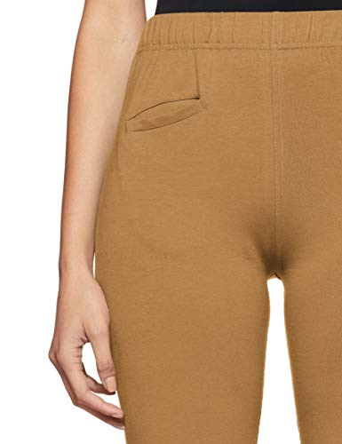 Rupa Softline Women Cotton Leggings with Side Pocket | Free Size | Stretchable, Soft & Breathable | Yoga, Gym & Everyday Wear | Pack of 1 Skin - Image 3