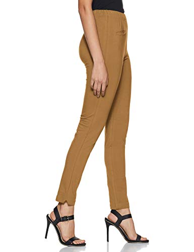 Rupa Softline Women Cotton Leggings with Side Pocket | Free Size | Stretchable, Soft & Breathable | Yoga, Gym & Everyday Wear | Pack of 1 Skin - Image 2