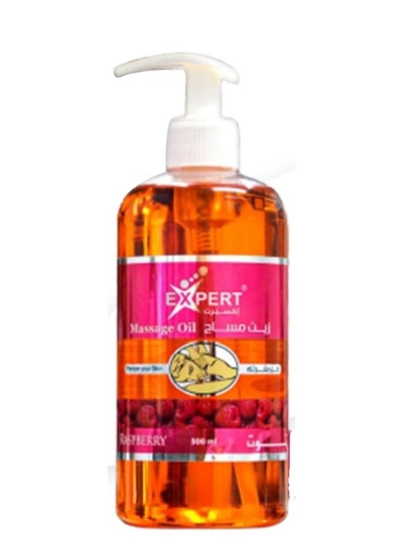 EXPERT Raspberry massage oil 500 ml