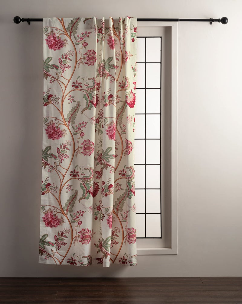 ميزون دي هيرمين Maison D 'Hermine Stertains 100 ٪ Cotton Single Dain Curtain 50 inch × 96 بوصة سهلة التعليق مع جيب وقضيب لمقهى الحمام وغرف المعيشة Givenchy - الربيع/الصيف - Image 1