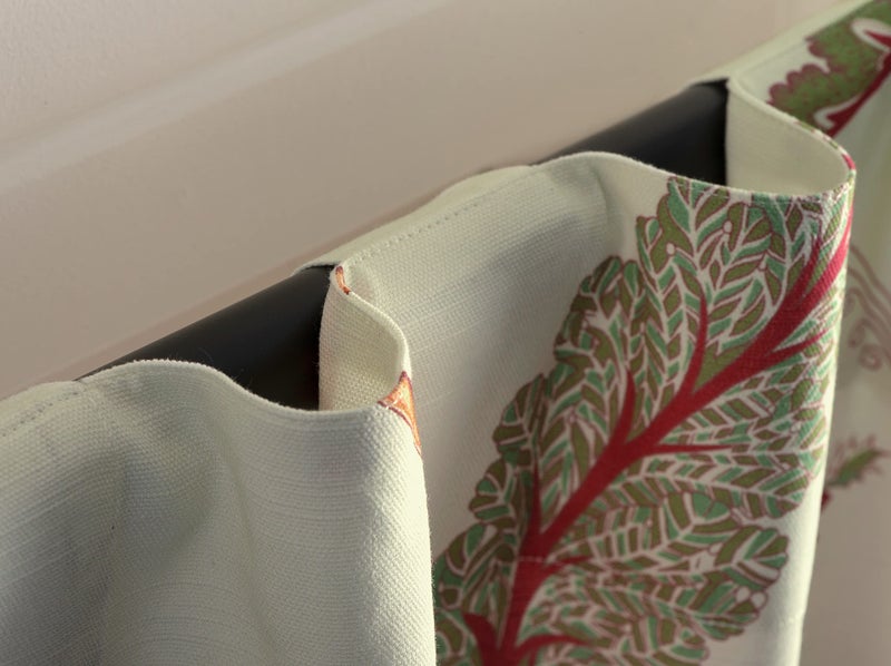 ميزون دي هيرمين Maison D 'Hermine Stertains 100 ٪ Cotton Single Dain Curtain 50 inch × 96 بوصة سهلة التعليق مع جيب وقضيب لمقهى الحمام وغرف المعيشة Givenchy - الربيع/الصيف - Image 3