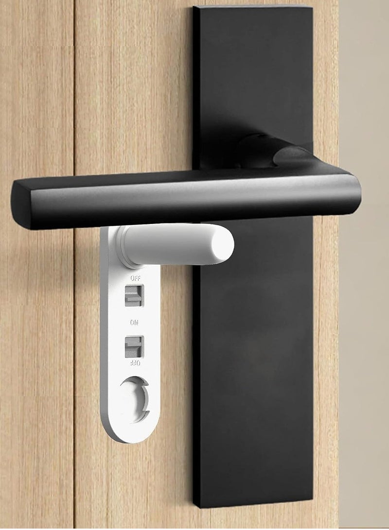 Sliding Door Lock for Child Safety, Childproof Sliding Glass Door Lock, Baby Safety Slide Window Locks for Kids Proof Patio Closet Doors No Drilling Tools Needed Easy Installation 2Pcs  - Image 3