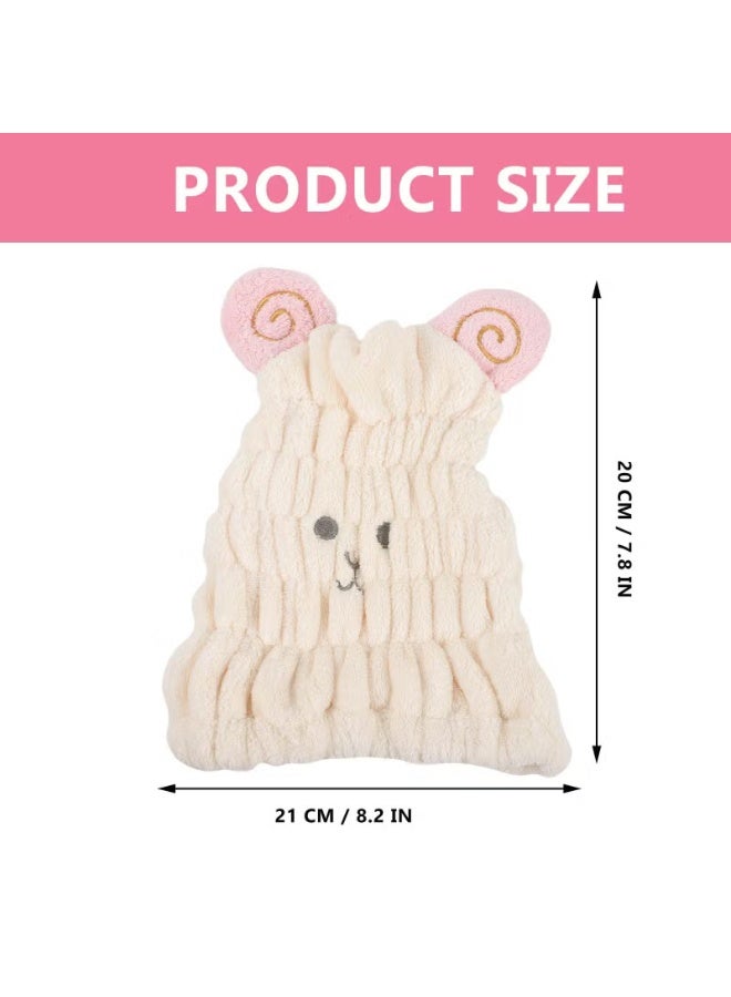 White Absorbent Quick Dry Hair D - Image 3