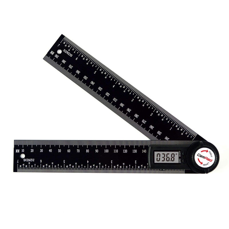 GemRed 82305 Aluminum Digital Angle Finder Protractor - Image 1