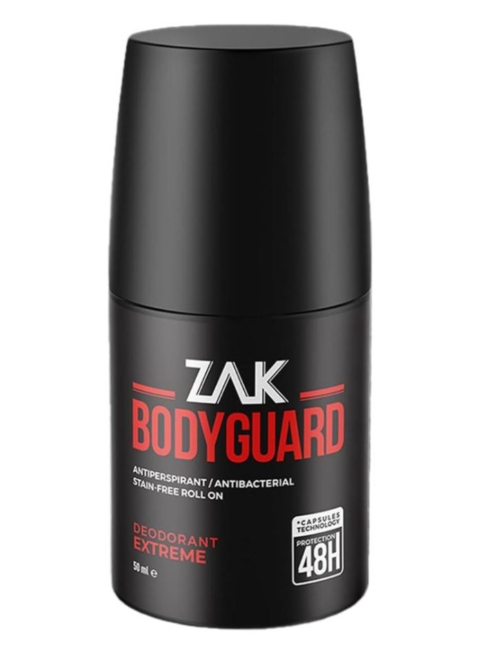 Zak Bodyguard Deodorant Roll On Extreme 48H - 50 Ml - Image 1