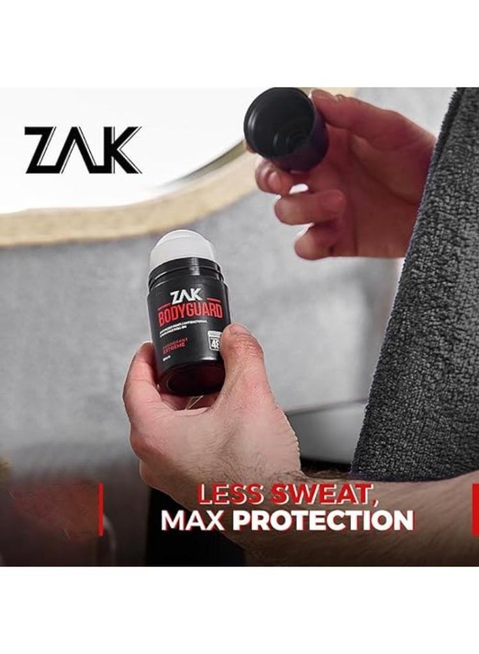 Zak Bodyguard Deodorant Roll On Extreme 48H - 50 Ml - Image 3