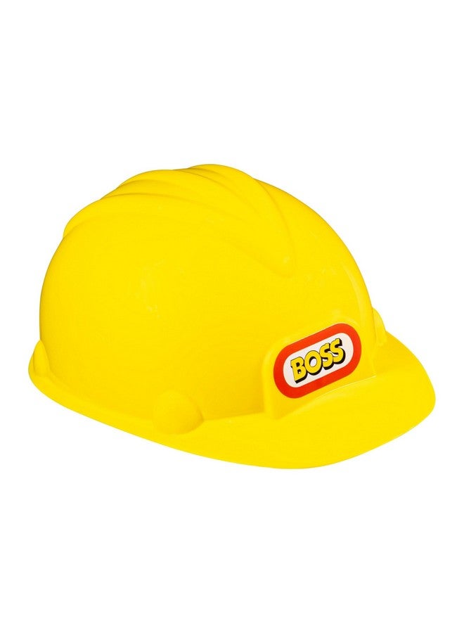 Dress Up America Dress Up America Kids Construction Hard Hat - Adjustable Yellow Helmet for Toddlers - Realistic Play Hat for Costumes & Dress-Up  - Image 1