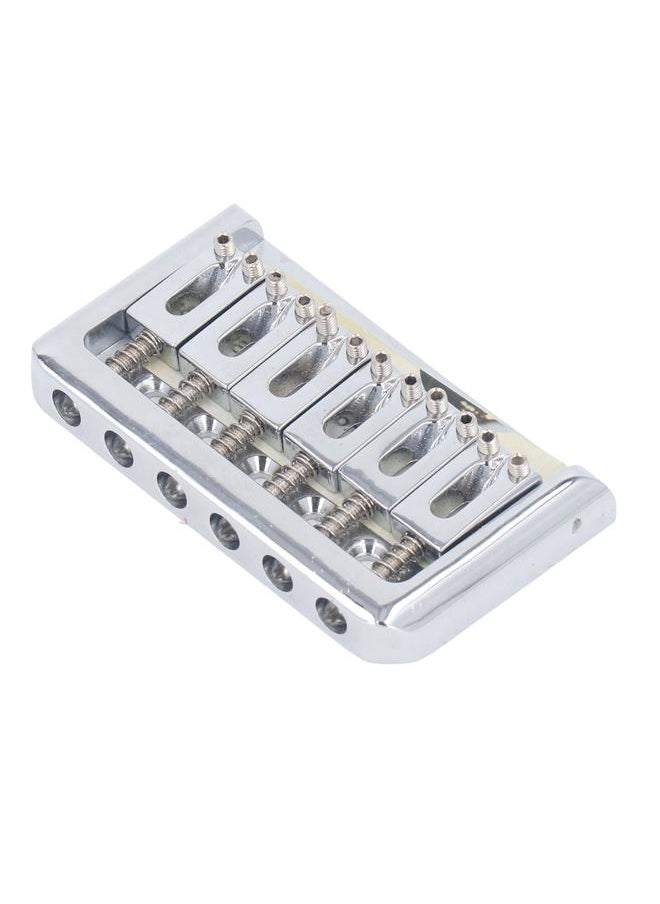 Thoraya - Hardtail Bridge with Saddles Metal 6 String Fixed Replacement for Strat Electric Guitar - Image 1