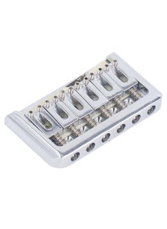 Thoraya Hardtail Bridge with Saddles Metal 6 String Fixed Replacement for Strat Electric Guitar  - Image 2