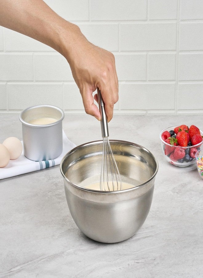 ريستورنت وير مضرب سلكي من الفولاذ المقاوم للصدأ مقاس 9 بوصات من ريستورانت وير - مضرب مطبخ ألماني قياسي بمقبض مريح، آمن للغسل في غسالة الأطباق - مضرب فرنسي متين للطبخ وخلط العجائن السميكة والصلصات - Image 5