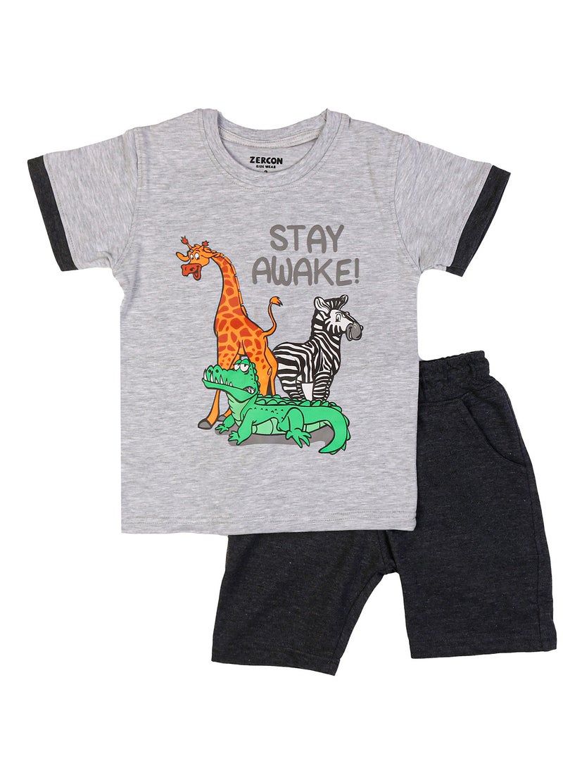 Zercon Summer Pajama Set for Boys - Image 1