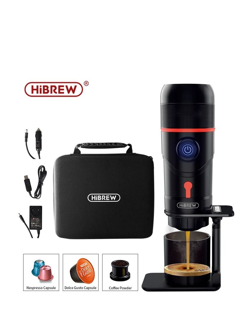 HiBREW HiBREW Handheld Portable Travel Car Low Power Coffee Maker Usb Cafetera Portatil Portable Coffee Maker 80W  H4-UK-BAG-HOLDER  - Image 1