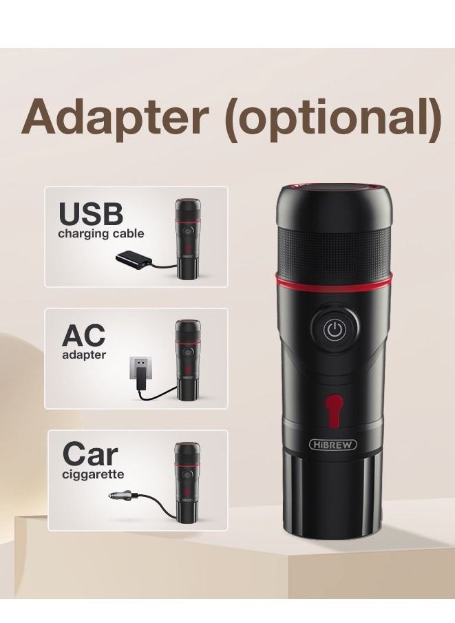 HiBREW HiBREW Handheld Portable Travel Car Low Power Coffee Maker Usb Cafetera Portatil Portable Coffee Maker 80W  H4-UK-BAG-HOLDER  - Image 4