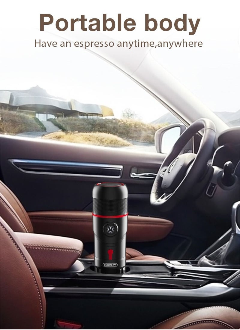 HiBREW Handheld Portable Travel Car Low Power Coffee Maker Usb Cafetera Portatil Portable Coffee Maker 80W  H4-UK-BAG-HOLDER