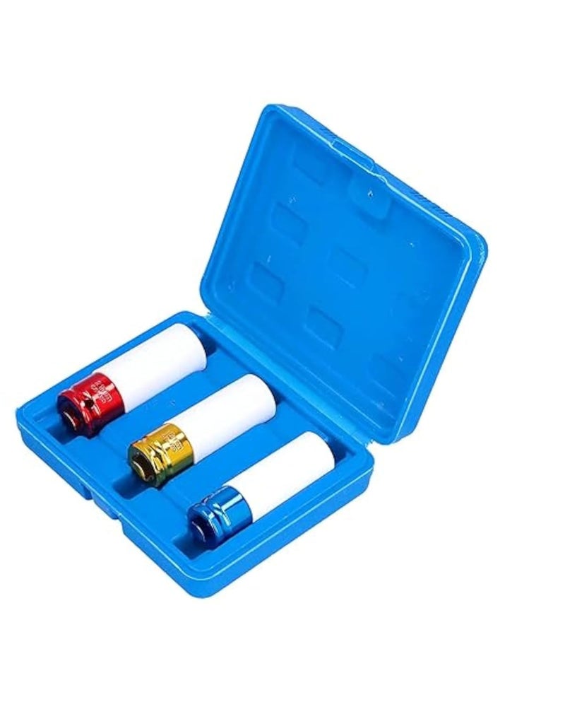 12 inch Wheel Socket Set 17mm19mm21mm WHSS 3 Set of 3 Pcs - Image 1