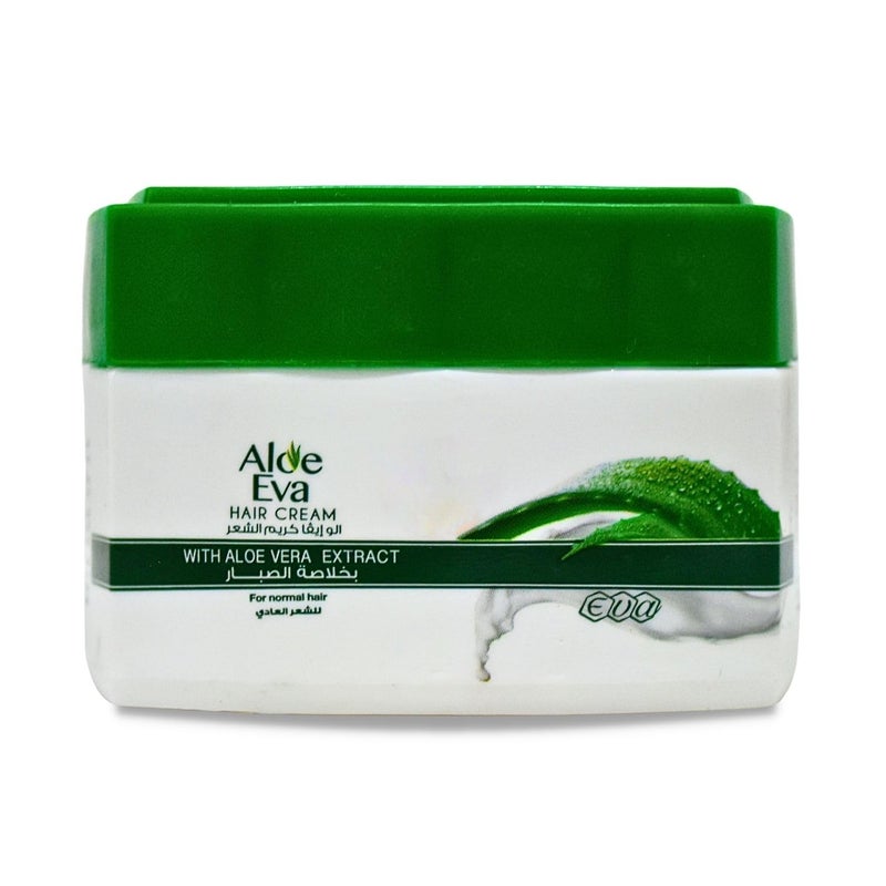 Eva EVA Hair Cream With Aloe Vera  Smooth Shiny and Radiant Hair for All Types Small Pack 158 oz  45 gm 