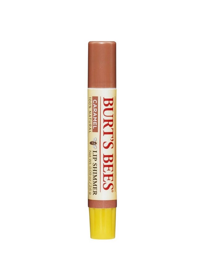 Burts Bees Lip Shimmer For Women, Caramel, 0.09 Ounce  - Image 1