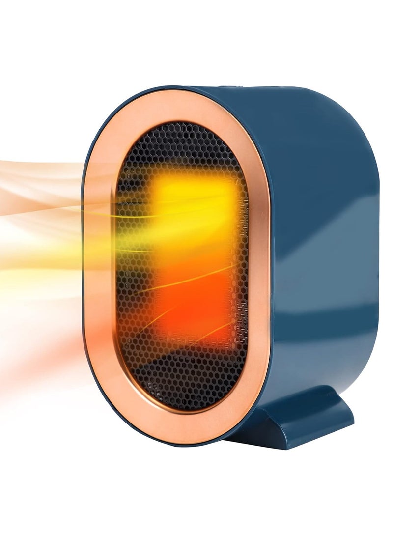 DubaiGallery 1200W Electric Heater, Portable Ceramic Fan Heater Low Energy Silent with 2 Adjustable Thermostat Overheat & Tip Over Protection, Heater for Home, Bathroom, Bedroom, Living Room, Office - Image 1