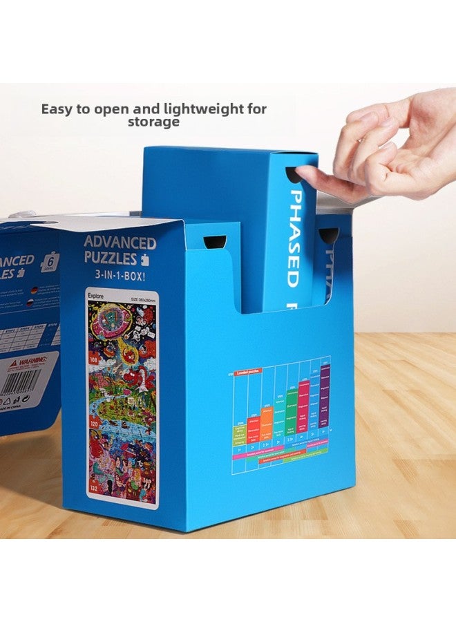 Advanced Jigsaw Puzzle Children's Early Education And Intelligence Development Toys For Primary School Students Dinosaur Traffic Animal Jigsaw Puzzle Manufacturers Wholesale-Color:【First Order】 Traffic Cognition - Image 5