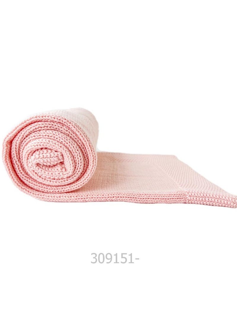 كيوت بيبي بطانية محبوكة ناعمة من القطن لحديثي الولادة