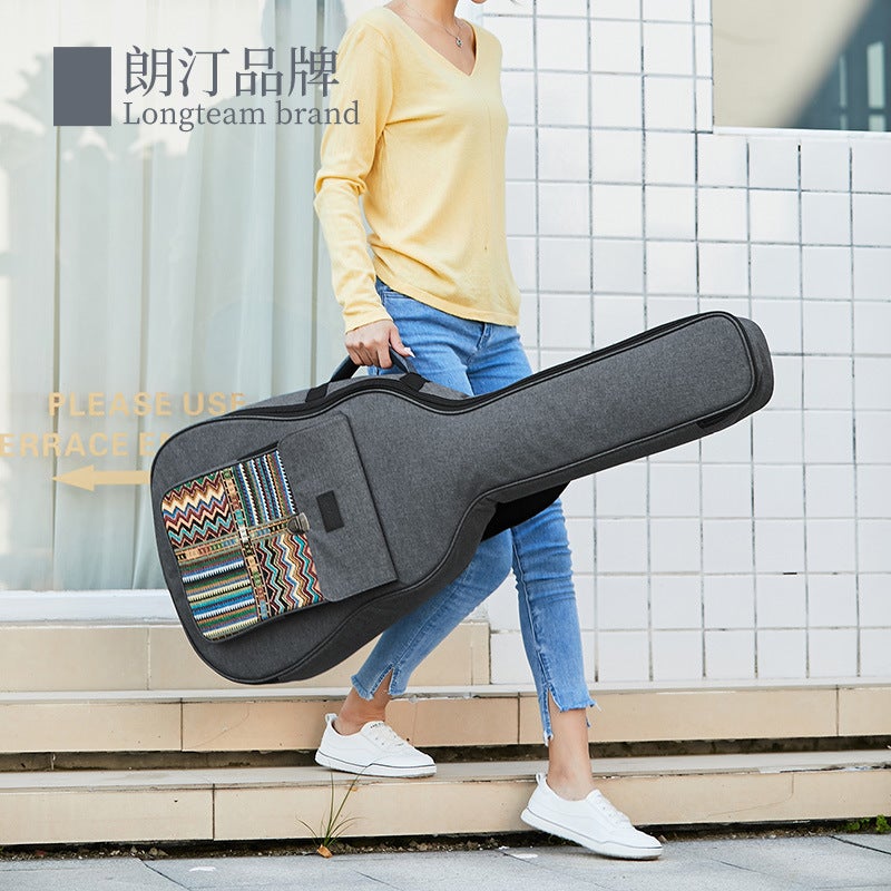 Generic Bohemian Padded Guitar Bag 40-41 Inch 40/41 Inch Folk Guitar Bag 