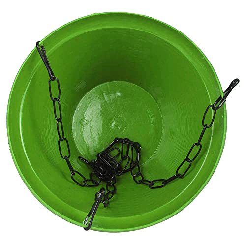 Bianco Multicolor Juhi Round Hanging Pot, Beautiful Hanging Flower Pots, Hanging Planter, Plant Containers Set, Plastic Hanging Pots Set for Garden, Balcony (Pack of 4) (9 Inch) - Image 4
