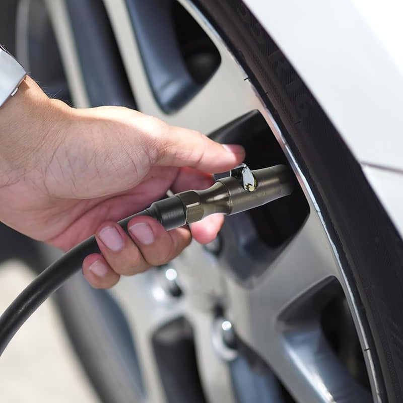 قفل فوهة نفخ الإطارات مصنوعة من النحاس اتصال آمن للسيارة والشاحنة والمركبة - Image 5