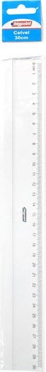 Bigpoint 30 Cm Straight Transparent Ruler