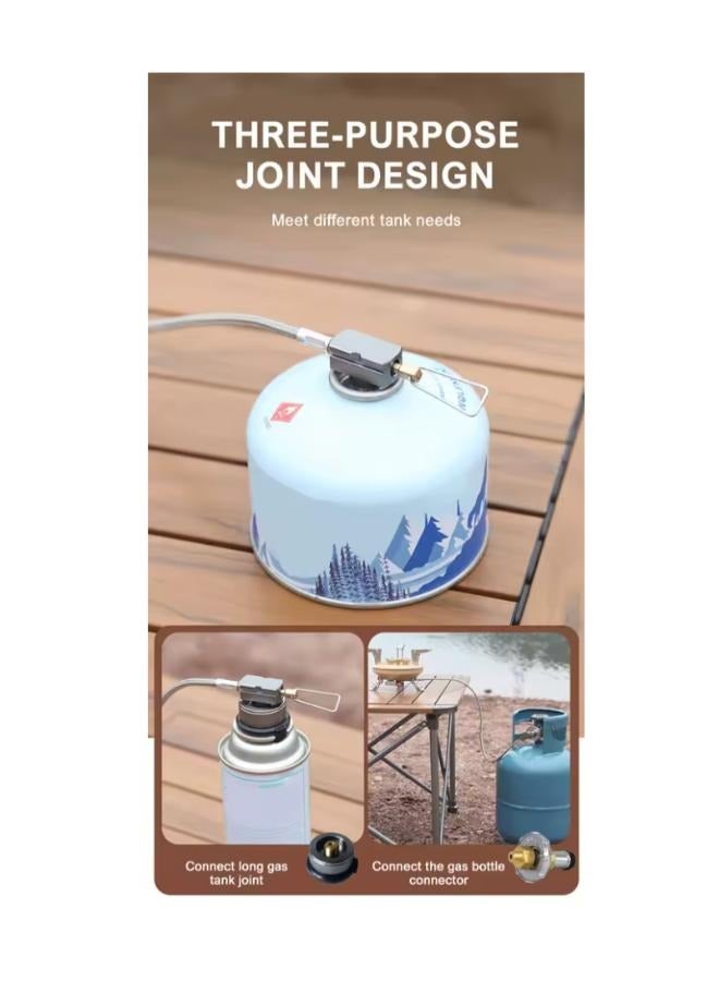 Camping Gas Burner 16000W Mini Camping Stove Portable 5 Core Power Gas Stoves Tourist Picnic Stove with Storage Bag - Image 4