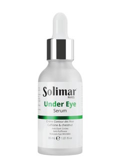 Solimar Paris Solimar Paris Under Eye Serum – Reduces Puffiness & Dark Circles, 30ml  - Image 1
