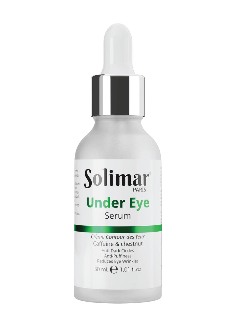 Solimar Paris Under Eye Serum – Reduces Puffiness & Dark Circles, 30ml - Image 1