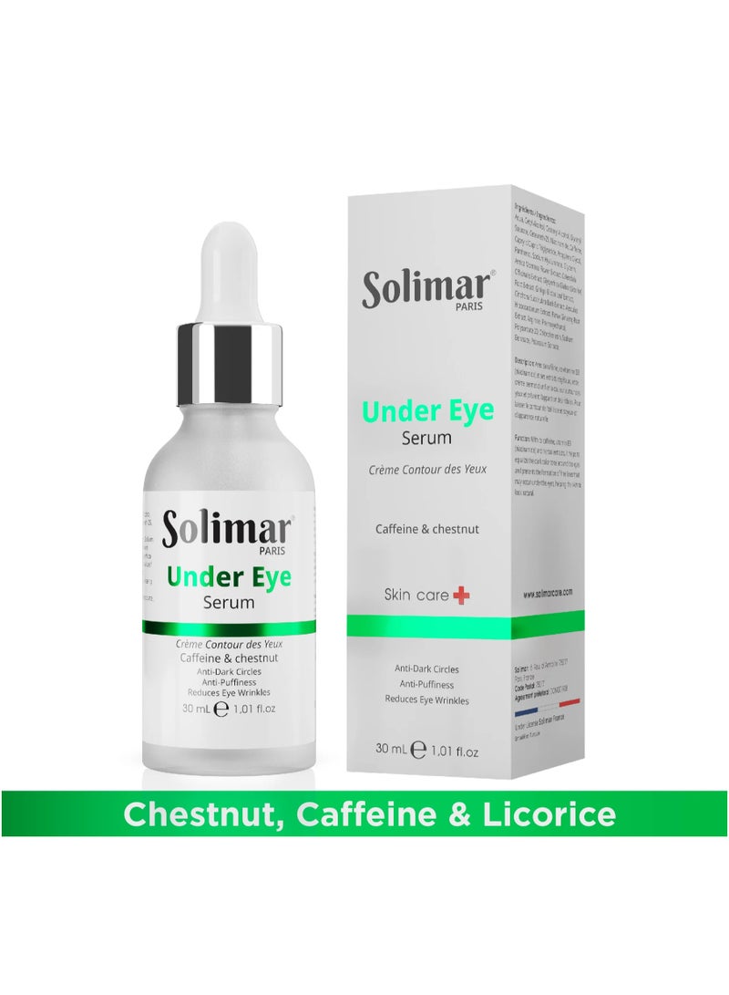 Solimar Paris Under Eye Serum – Reduces Puffiness & Dark Circles, 30ml - Image 3