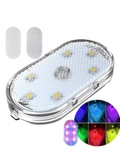 BLUE CORAL Wireless Magnetic Touch Sensor LED Interior Light for Car 7 Colors Magnet Reading Lamp Mini USB Charge Car Foot Ambient Lights  - Image 1