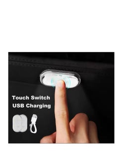 BLUE CORAL Wireless Magnetic Touch Sensor LED Interior Light for Car 7 Colors Magnet Reading Lamp Mini USB Charge Car Foot Ambient Lights  - Image 4