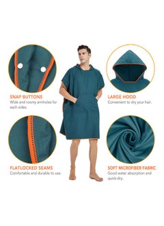 NIBEMINENT Quick Dry Microfiber Changing Towel With Hood Pocket 32.00x3.00x25.00cm  - Image 2