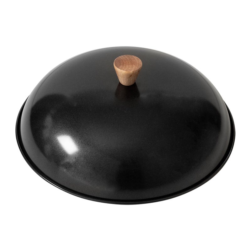 Joyce Chen 310066 135Inch Nonstick Steel Dome Lid for 14Inch Wok Black
